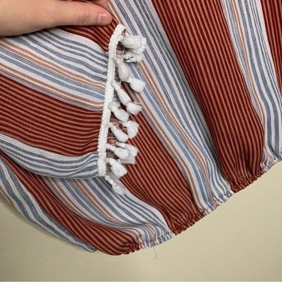 Lavender Field Striped Blouse Size Medium - Picture 5 of 5